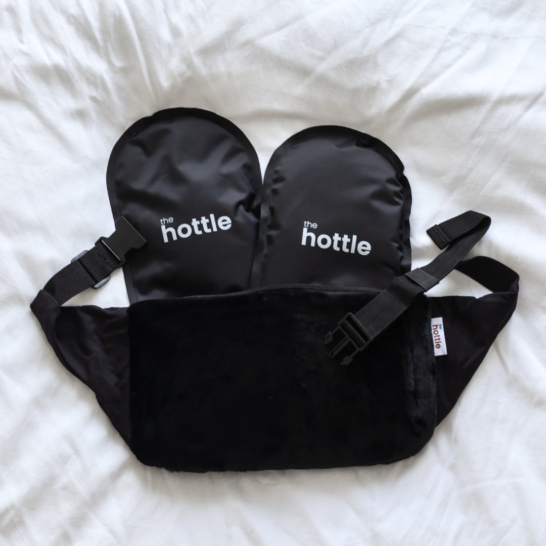 Hot Pack Rucksack Wrap Around Heat Pack | Period Heating Pad | Back Heat Pack | Black ...